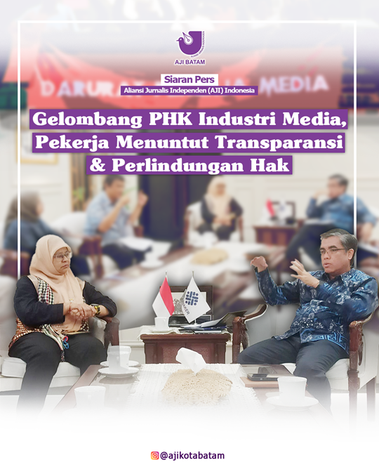 012 - Siaran Pers AJI - Gelombang PHK Industri Media