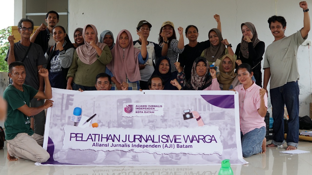 Perdana, AJI Batam Gelar Pelatihan Jurnalisme Warga di Rempang